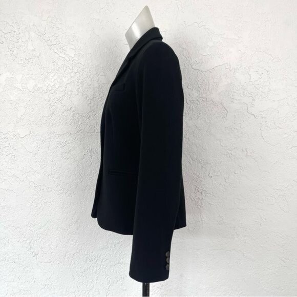 J Crew Black Classic Schoolboy Blazer Two Button Small - Picture 4 of 12